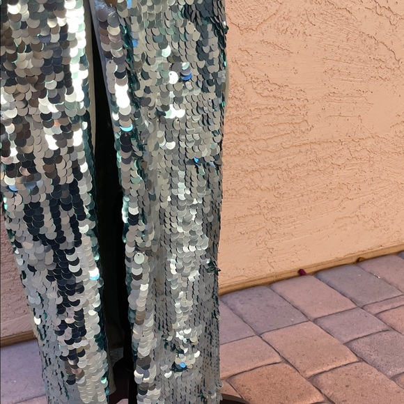 Free People Shimmering Green Sequin Dress - Picture 9 of 16